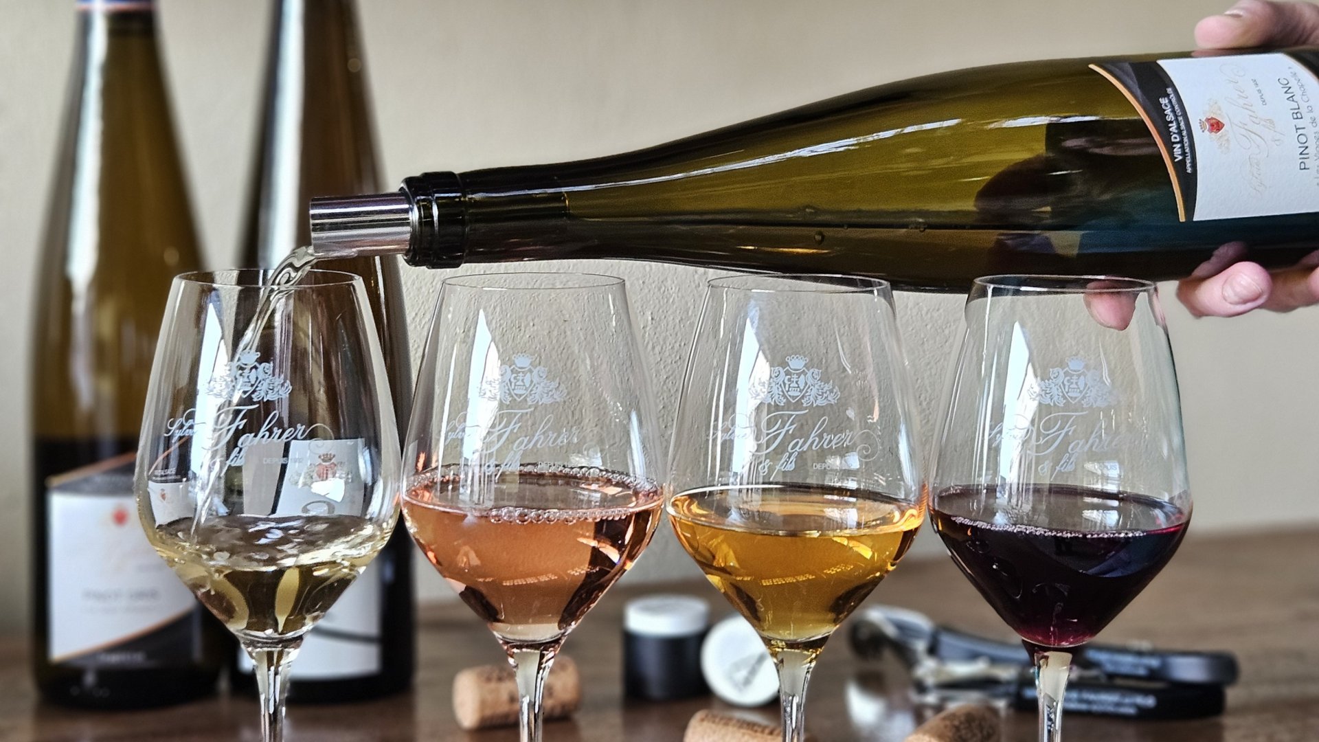 Coffrets cadeaux visite et dégustation des vins d'Alsace